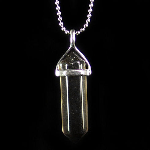 Smoky Quartz Gemstone Pendant Necklace